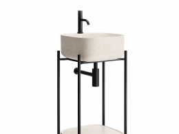 Diva 28号落地式浴室柜卫浴家具3D模型素材下载Diva 28 Floor Vanity Unit by Scarabeo