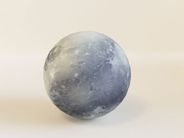 冥王星行星C4D模型 Pluto Planet 3d model