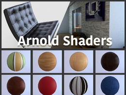 60个C4D阿诺德材质包合集 C4DToA Arnold Shaders Pack v.1