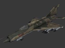 苏联米格-21鱼窝超音速喷气式第二代战斗机mig-21