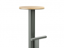 75厘米杆状吧椅 (Normann Copenhagen吧凳)3D模型素材下载Pole Barstool 75 by Normann