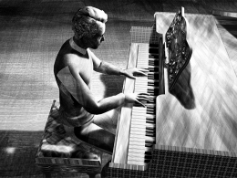 钢琴演奏C4D素描风格动画工程