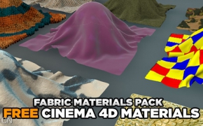 free布料C4D材质 FREE FABRIC MATERIALS FOR CINEMA 4D