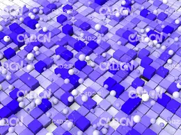 C4D方块圆球弹跳动画工程 C4D Cool Shader Effector Animation
