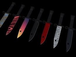 M16自动步枪刺刀 M9式多用刺刀C4D模型 M9-Bayonet