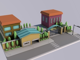 C4D自学练习 小场景