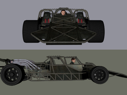 C4D游戏模型：赛car Flipper Shaw
