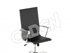 C4D黑色转椅模型 Black Swivel Chair 3D Model