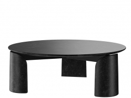 Salvatori品牌陶拉圆形咖啡桌3D模型素材下载Taula Round Coffee by Salvatori