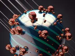 C4D实用工程第39季：弹力圆球吸附C4D动画工程文件 c4d project