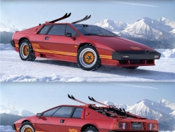 莲花精灵汽车C4D模型 Lotus Esprit