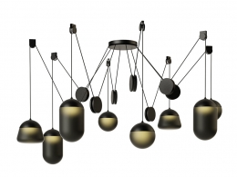 布罗基斯品牌行星吊灯PC12413D模型素材下载Planets Pendant Lamp PC1241 by Brokis