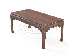 明清风格餐厅实木桌中式古典家具