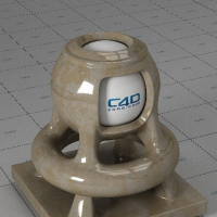 C4D VRAY材质：Marmo