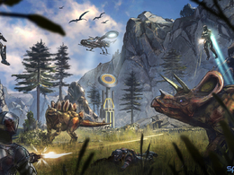 9套C4D冒险类游戏《猎户座：恐龙强袭》ORION: Dino Beatdown 恐龙模型合集（三）