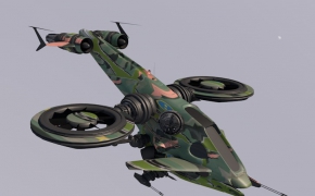 mrx22侦察飞行器C4D模型 MRX22 Recon Flyer