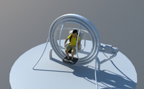 C4D航天体验的姿态控制装置C4D模型 Space Experience attitude control device