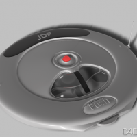 CD机C4D模型：CD player
