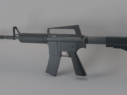 美军M4A1卡宾枪C4D模型