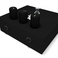 失真踏板C4D模型 Distortion Pedal