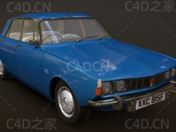 复古汽车罗孚P6模型1969款罗孚2000 TC2000