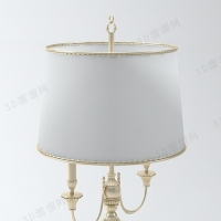 欧式台灯3d模型 Table lamp