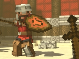 MC我的世界像素模型：角斗士动画工程