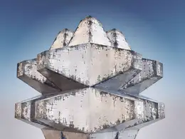 C4D科幻异形金属建筑创意工程 EXTRUDER