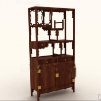 博古架3D模型：Shelf