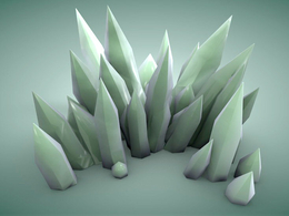 晶体C4D模型 Crystals