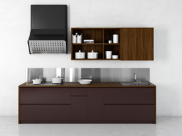 整体厨房厨柜c4d模型Kitchen cabinet - 032