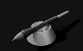 Wacom数位板触控笔C4D模型