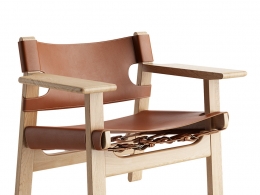 西班牙风格扶手椅休闲椅3D模型素材下载The Spanish Chair by Fredericia