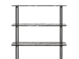 蓝色书架系统105组合式书架3D模型素材下载Blue System Bookcase 105 by Pedrali