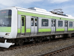 火车地铁C4D模型 metro 3d model