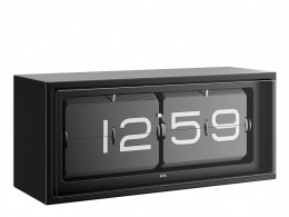 Leff Amsterdam品牌砖块黑色台钟3D模型素材下载The Brick Black Desk Clock by Leff A