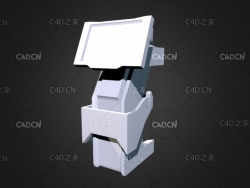 低面多边形科幻触摸屏 Console