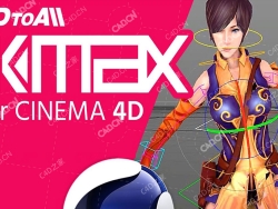 C4D角色绑定插件神器插件 3dtoall IKMAX C4D v2.0