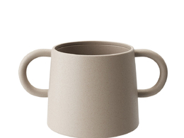 安瑟陶瓷罐装饰花瓶3D模型素材下载Anse Porcelain Pot by Ferm Living