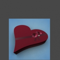 情人节巧克力盒C4D模型 Valentine Chocolate Box