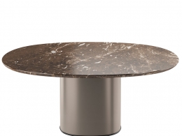 克里斯塔利亚空心柱餐桌3D模型素材下载Holo Pillar Dining Table by Kristalia
