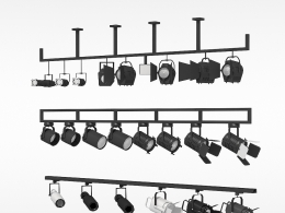 筒灯射灯轨道灯模型下载