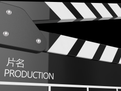 电影打板3D模型