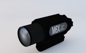 枪灯+激光枪瞄C4D模型 Laser