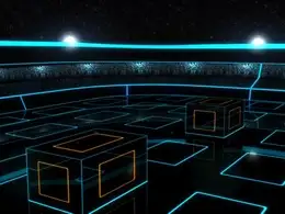 C4D光线场景工程 Tron Stadium