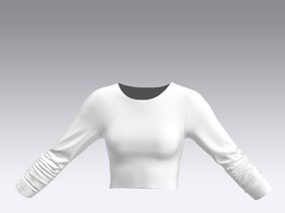 c4d模型女性衣服上衣Sleeves-36