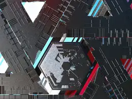 C4D实用工程第223季：旋转的科幻金属板创意C4D工程文件 c4d project