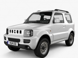 铃木吉姆尼越野车 Suzuki Jimny 2012 3D model