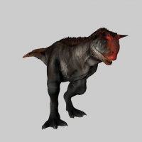 站着喘气的恐龙3D模型 （带绑定及动作）Dinosaur-Idle