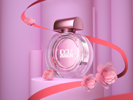 香水产品渲染模型Perfume